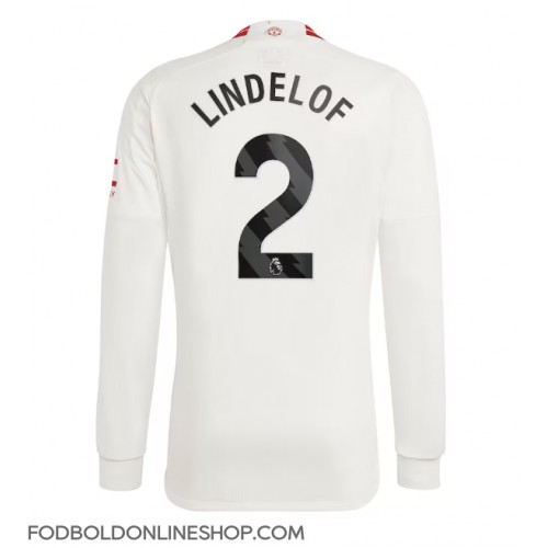 Manchester United Victor Lindelof #2 Tredjetrøje 2023-24 Langærmet